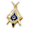 Working Tools Trowel Gavel Master Masonry Masonic Freemason Pendant Necklace