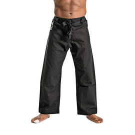 Ronin Heavy Weight 12oz. Cotton Karate Pants (Black, 7)