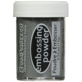 Stampendous Embossing Powder .6 Ounce-Sterling Silver Opaque