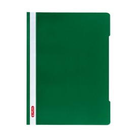 Herlitz A4 Paper Flat File - Green (Pack of 10)
