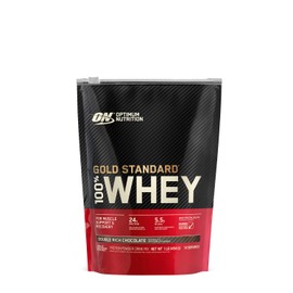 Optimum Nutrition Gold Standard 100% Whey Protein Powder, Double Rich Chocolate (1 lb.), Package may vary