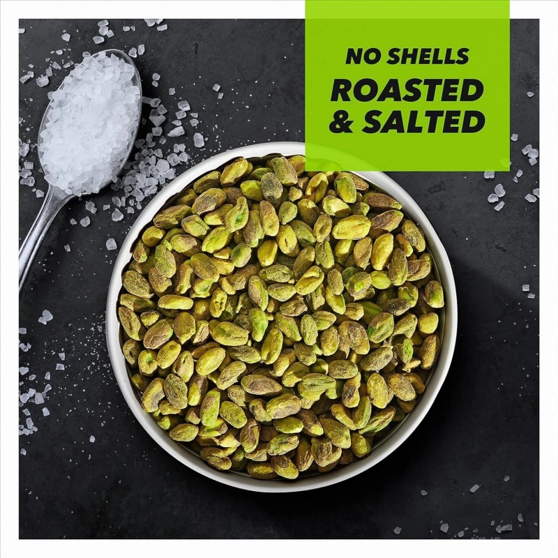 Wonderful Pistachios Pistachios No Shells, Roasted and Salted Nuts, 6
