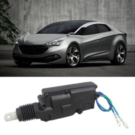 Riloer Universal Heavy Duty Power Door Lock Actuator 2 Wires, Car Door Lock Actuator, Motor Door Lock Actuator for Most 12V Vehicles, Car Motor Universal Heavy Duty High Power Door Lock Actuator