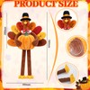 21 Inch Fall Tree Topper Thanksgiving Turkey Gnome Tree Topper