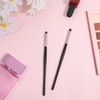 2 PCS Eyeliner Smudge Brush Pencil Soft Makeup Tool Reusable