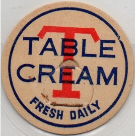 Milk Bottle Cap - generic cap - TABLE CREAM - FRESH DAILY