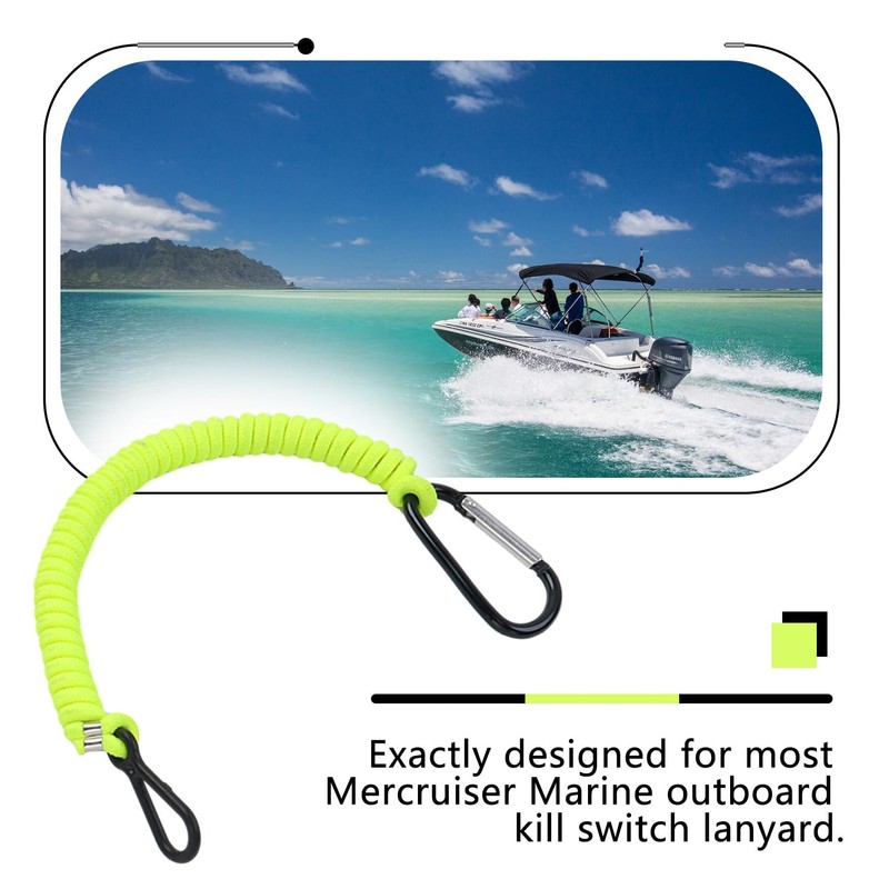 AFEISOL Boat Key Lanyard Fit Most Marine Outboard, Replace 8M0092850