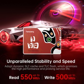 fanxiang S100 2TB SSD SATA III 2.5" Internal Solid State Drive, Read Speed up to 550MB/sec, Compatible with Laptop and PC…