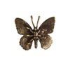 Leadigol Solid Pure Brass Mini Butterfly Figurine,Collection Handmade Butterfly Figurines