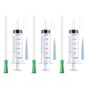 50ml syringe X 3PCS And 30CM catheter 2pcs, 4 plastic