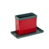Gravidus Sink Organiser with Extendable Handles (Red/Anthracite)