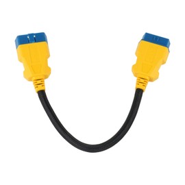 OURANTOOLS OBD-2 Verlängerungskabel Adapter Diagnosestecker – 16 Pin 36cm OBD-II Männlich zu Weiblich Extender Diagnosewerkzeuge mit Nylon Material für Kfz Codeleser, Scanner