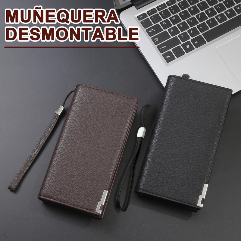 Cartera Elegante con Múltiples Compartimentos