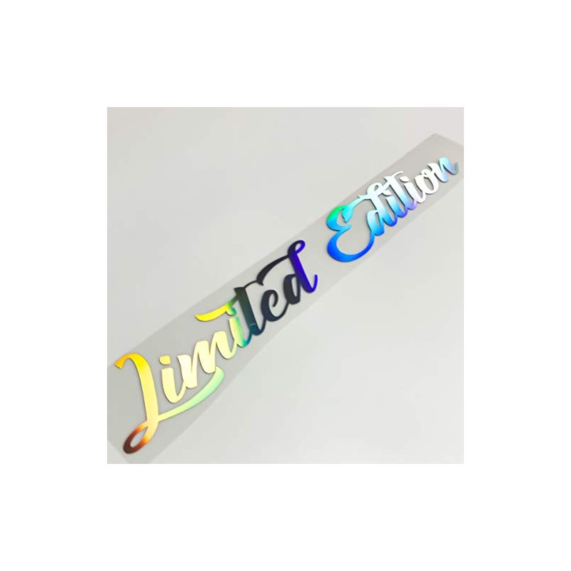 Limited Edition Sticker Hologram Car Sticker Tuning Sticker Rainbow Colours