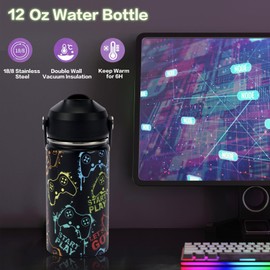 Guguden Valentines Day Gifts for Kids, Gamer Gifts for Boys Son Teen, Cool Gaming Birthday Gifts Basket for Teenage Boy, Gaming Stuff Accessories Decor for School Boys Classroom Boyfriend