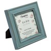 Hampton Frames PALOMA Distressed Square Picture Photo Frame Blue 4x4