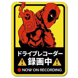 Magnetic Sticker: Drive Recorder, Hero, Deadpool 003