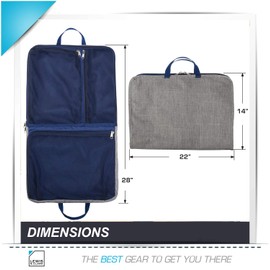 Lewis N. Clark Packing Cube + Hanging Travel Organizer for Luggage, Suitcase or Carry On, Gray, One Size, Gray, One Size, Packing Cube + Hanging Travel Organizer for Luggage, Suitcase Or Carry on