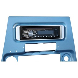 Brothers Trucks BRB6772 Billet Radio Bezel - Brushed Aluminum