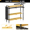 NattyDot Large Power Tool Organizer Cart with Charging Station 8