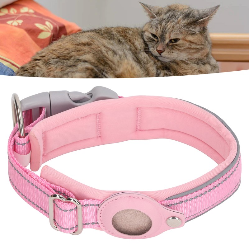 Pet Tracking Collar Locator Training Pet Collar Soft Polyester Adjustable