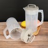 2000ML Manual Juice Extractor Blender Clear Scale Tight Lid Manual
