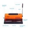TIANSE Binding Machine, Spiral Coil Binder Machine, Manual Book Maker