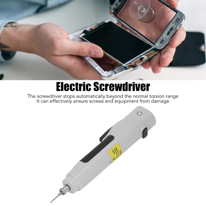 Electric Torsion Screwdriver Rechargeable Cordless Adjustable Brushless Electric Screwdriver for
