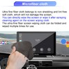 Osilly Car Screen Cleaner Cloth, Microfiber Vehicle Screen Cleaning Pad,