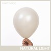 PartyWoo Pearl Beige Balloons 140pcs Different Sizes Pack of 18