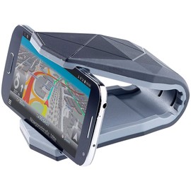 PEARL Handyhalter: Universelle Kfz-Smartphone-Halterung mit Klammer, bis 15,2 cm (6 Zoll) (Handyhalterung Auto zum Schrauben, Handyhalter Auto, Navigationsgerät)