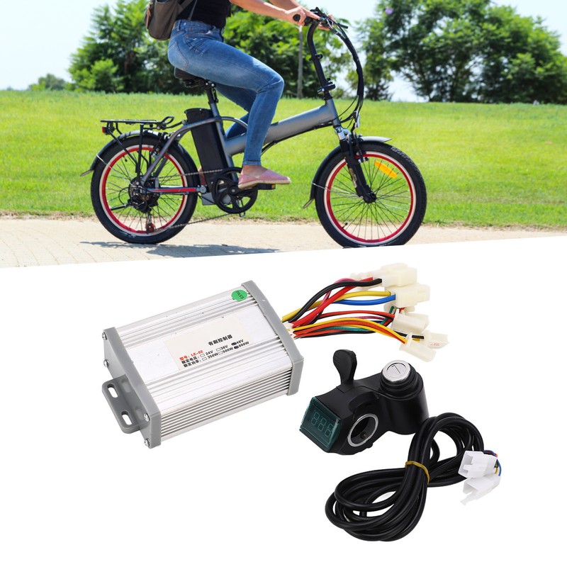 48V 800W Bike Brush Controller Set with Keys Thumb Throttle