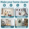 Antimbee 3 Pack Suction Cup Hooks, Clear Suction Hanger, Removable