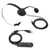 H360‑3.5‑U901 Single Ear Customer Service Headset Adjustable Volume Mute Unilateral