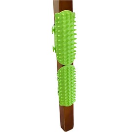 Cat Self Groomer Brush Adjustable Corner Cat Face Itch Scratching Brush Table Leg Silicone Self Massage Comb for Indoor Long and Short Haired Kitten Cats - 2 Pack (Green)