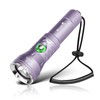 WINDFIRE Dive Light, High-Powered Rechargeable Scuba Flashlight with Power Indicator,