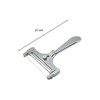 Fackelmann 45861 Aluminium Cheese Cutter with Roll and Cutting Wire,