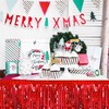 3 Pack Red Tinsel Table Skirts