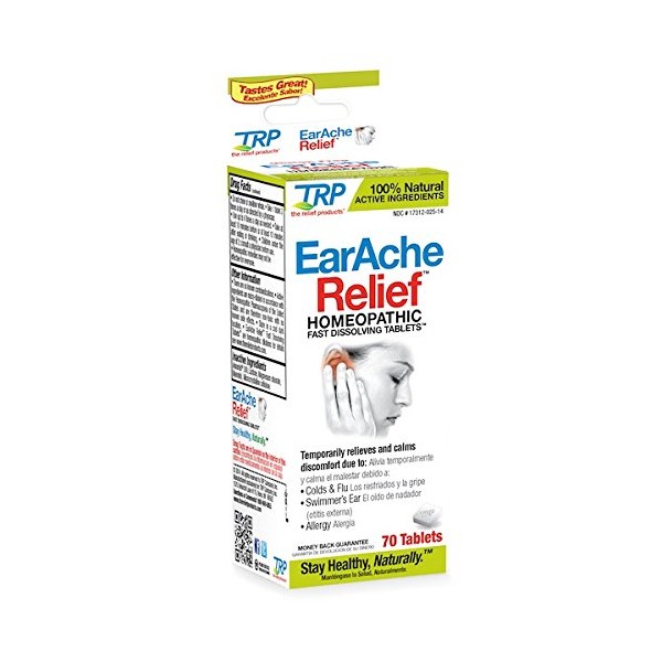 TRP Company Earache Relief, 70 Count