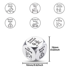 Funny Retirement Gifts for Woman Men, Teacher Retirement Gifts for Women, Retirement Party Supplies, Mens Retirement Gifts, Retirement Dice, Cool Retirement Gifts, Nurse Retirement Gifts for Women