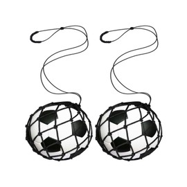 Soccer Rebounder Trainer with Ball Return Soccer Training Equipment Training Aid & Teens-Improve Shooting & Passing Skills Fits Size 3,4,5 Youth Soccer Balls,Black