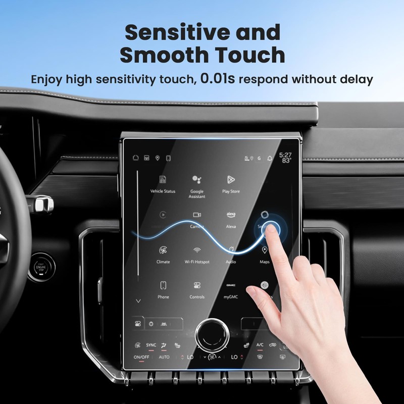 Canvcle Screen Protector for 2024 2025 2026 GMC Acadia (Elevation/AT4/Denali),