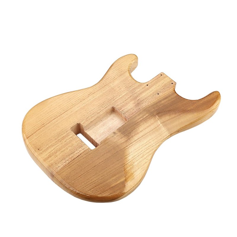 RuiJOTWAT Unfinished ST Guitar Body in Solid Paulownia Wood Painted