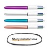 BIC 4 Colours Rose Gold Pen, Multi Coloured Pens All