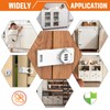 Keyless Cabinet Lock with Combination, Locker Code Lock with 3-Digit