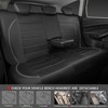 CAR PASS Universal Reflect Piping Leather Car Seat Cover, Fit
