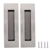 Tidorlou 2 Pack Recessed Door Pull Handles with 4 Screws,