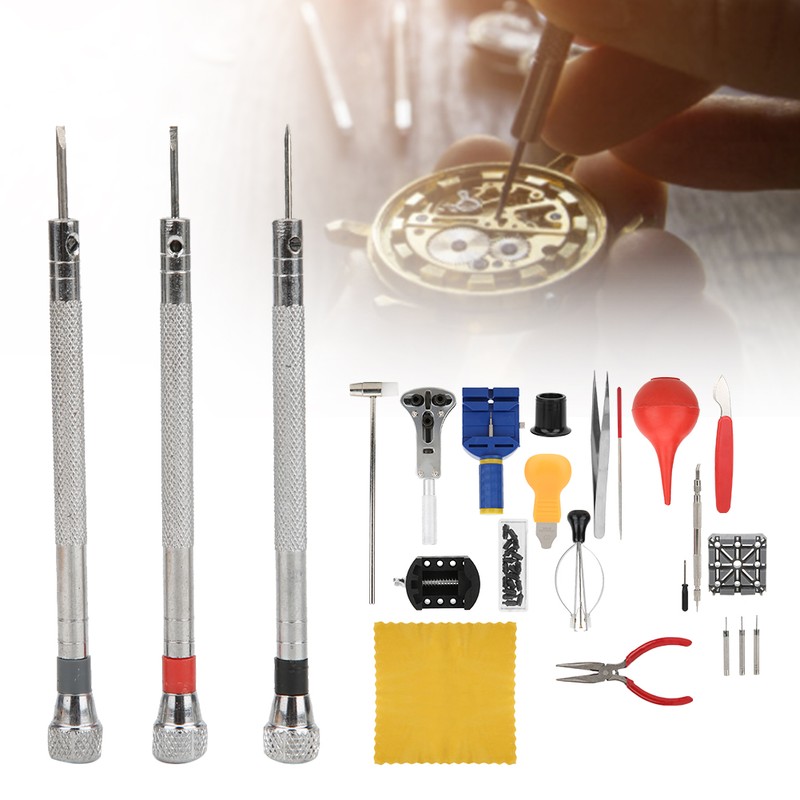 22pcs Watch Repairing Tool Kit Professional Watch Repairing Set for