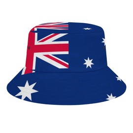 Soccer Australia Hat Fisherman Bucket Hat, Summer Beach Sun Hat for Fans Gifts