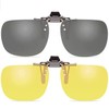 POLARS DESIGN 2 pack Clip On Flip Up Polarized Len